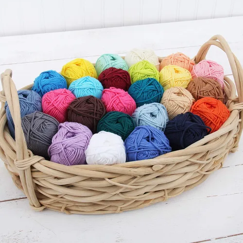 Miniatura 8 de Threadart Crochet - Juego de hilo de algodón 100 % puro, colores de ambiente de playa, paquete de 4 madejas cada una de 1.76 onzas, hilo de estambre