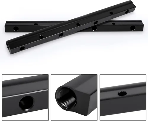 Miniatura 6 de Billet Kit de riel de combustible para LS LS1 LS2 LS3 LS6 Kit de riel de combustible colector de admisión de stock con ambos rieles/línea cruzada