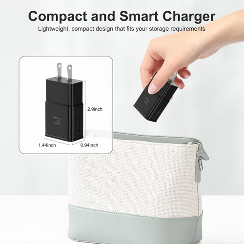 Miniatura 4 de Samsung Adaptador de carga rápida USB de carga rápida para Samsung Galaxy S26/S26 Ultra/S26+/S25 Ultra/S25/S25+/S25/S24/S23S8 S9 / Edge/Plus/Active