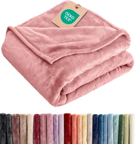 Miniatura 21 de Manta de forro polar ultrasuave para niños – Manta de franela de lujo para niños – Ligera para sofá, cama o silla – Gruesa, cálida y transpirable