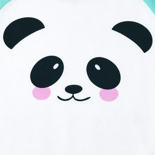 Miniatura 2 de The Children's Place Pijama de algodón para bebé y niña, diseño de unicornio, panda, ajuste cómodo, paquete de 2
