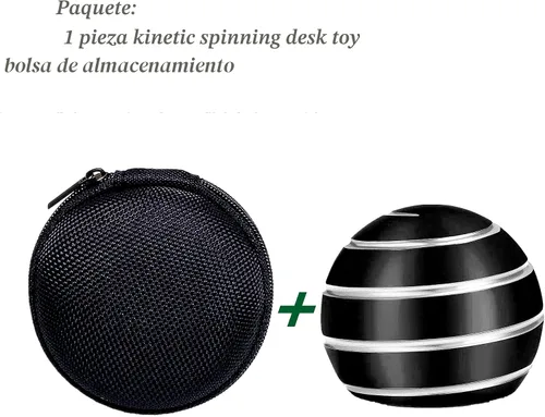 Miniatura 3 de Juguetes de Escritorio Cinéticos, Bola Giratoria de Ilusión Óptica de Cuerpo Completo, Trompo Grande de Giro Más Prolongado, Ideal para Fiestas