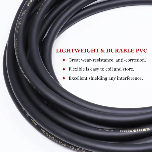 Miniatura 6 de HBU Paquete de 2 cables SpeakOn a XLR de 15 pies – 2 cables de extensión macho a 3 polos XLR hembra – 15 pies de cable de audio para escenario DJ