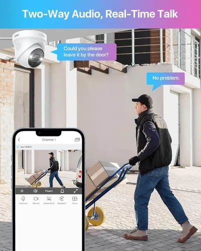 Miniatura 5 de ZOSI Sistema de cámara de seguridad PoE de 32 canales 4K, 8 cámaras IP PoE para interiores y exteriores de 8 MP, detección de vehículos personales