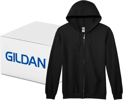 Miniatura 9 de Gildan Sudadera con capucha y cremallera completa para hombre