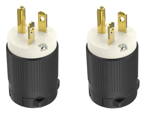 Miniatura 14 de Cable de extensión NEMA 5-15P con certificación UL para reparación de extremos de repuesto macho de 15 amperios, 110, 120, 125 voltios, 3 puntas, 2