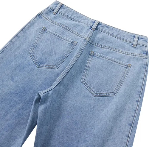 Miniatura 9 de Jeans clásicos de pierna recta de tiro medio para mujer