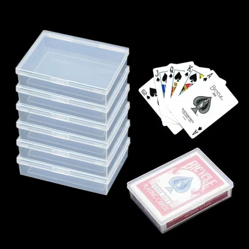 Miniatura 4 de Estuche para cartas de juego de 12 piezas, caja de almacenamiento, soporte para tarjetas bancarias, tarjetas de visita, tarjetas de juego