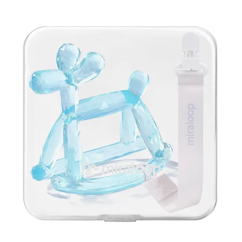 Miniatura 11 de Mordedor de Bebé Miraloop de Cristal en Gelatina – Juguete de Alivio de Dentición Jellydog para Bebés de 3-6 Meses, Mordedor de Mano de Silicona