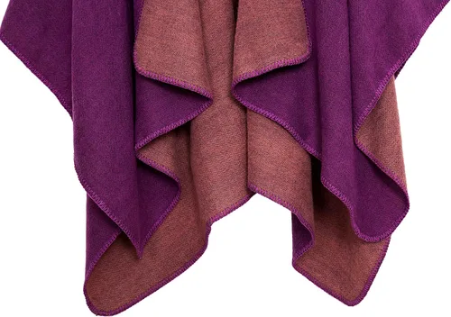 Miniatura 99 de Urban CoCo Poncho de colores para mujer, chal con frente abierto, color en bloques