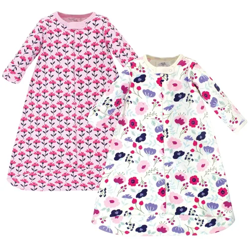 Miniatura 8 de Touched by Nature Saco de dormir unisex de algodón orgánico de manga larga para bebé, manta, mariposas brillantes, 0-3 meses