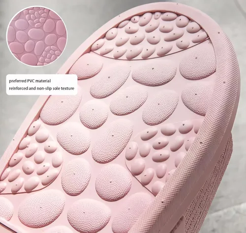 Miniatura 6 de Acupressure Massage Slippers Therapeutic Reflexology Sandals for Foot Acupoint Massage Shiatsu Arch Pain Relief Non-Slip Massage Shoes for Bath Azul
