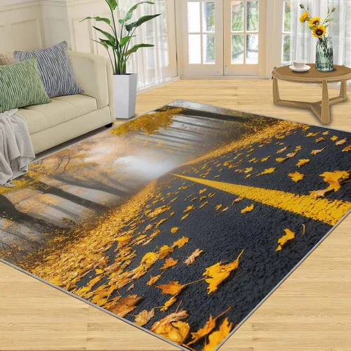 Miniatura 29 de Alfombras onduladas negras y blancas para dormitorio, alfombra de área abstracta, alfombras geométricas para sala de estar, alfombra antideslizante