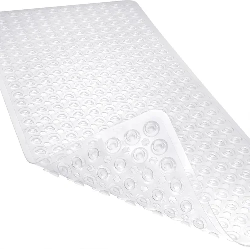 Miniatura 12 de Alfombrilla antideslizante para bañera y ducha, alfombrilla de baño de agarre potente, 35 x 16.3 pulgadas, con ventosas y orificios de drenaje