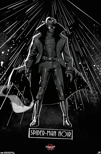 Miniatura 5 de Trends International Marvel Spider-Man - Póster de pared con texto en inglés "Into The Spider-Verse", de Spider-Man Noir, 14.725 x 22.375 pulgadas