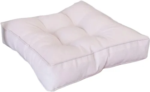 Miniatura 10 de Cojín cuadrado sólido de 16 pulgadas para silla, estilo tatami, cojín antideslizante y grueso, tapete suave para silla de oficina, cocina, comedor