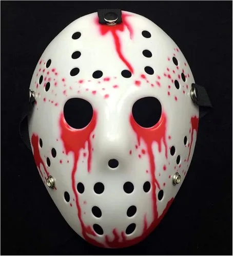 COSTOYFUN Máscara para disfraz de Halloween, máscara de terror, máscara de disfraz de cosplay, máscara de fiesta de máscaras Sangre