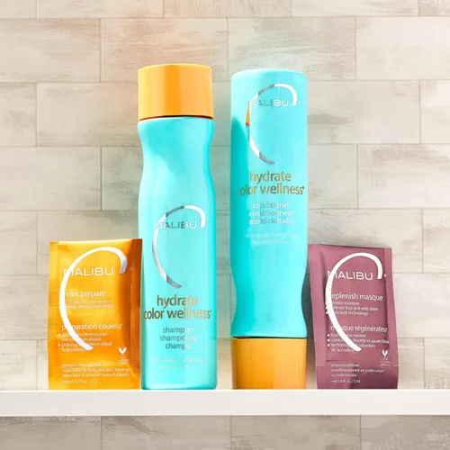 Miniatura 4 de Malibu C Replenish Hair Masque (1 paquete) - Acondicionador profundo ultra hidratante para reparación del cabello - Fórmula reparadora con aceite
