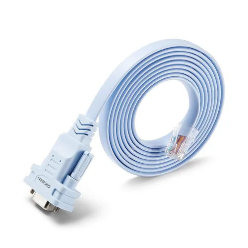 Miniatura 2 de Cable de consola DB9 a RJ45, compatible con Cisco Routers Switches Firewalls CAB-CONSOLE-RJ45