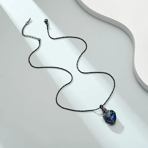 Miniatura 26 de Imrsanl Collar de urna de árbol de la vida con forma de corazón, joyería de cremación para hombres y mujeres, recuerdo, joyería conmemorativa