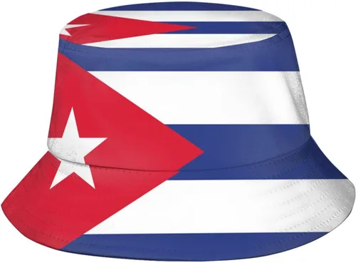 Miniatura 43 de KiuLoam Sombreros de pescador unisex con bandera, sombreros de pescador plegables para exteriores, verano, viajes, senderismo, playa, gorras