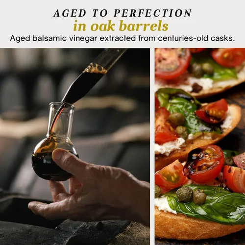 Miniatura 3 de Giusti Vinagre balsámico de Módena IGP – Aceto Balsamico di Modena gourmet italiano de cuerpo completo para ensaladas, adobos, queso y más – 2