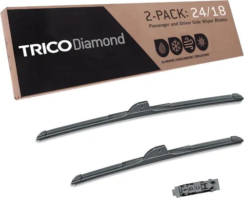 Miniatura 59 de TRICO Gold 21" + 19" Juego de 2 limpiaparabrisas de repuesto automotriz de primera calidad, limpiaparabrisas de haz para lado del pasajero
