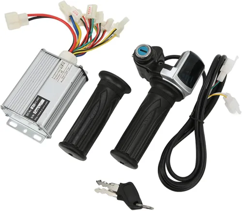 Miniatura 8 de Controlador y acelerador de 36 V 25 A, empuñaduras de manillar del acelerador giratorio, kit de controlador de velocidad de bicicleta eléctrica