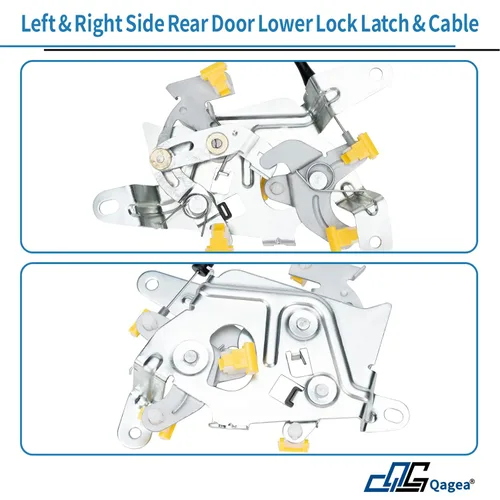 Miniatura 5 de Pestillos de bloqueo inferiores de puerta trasera - Lado izquierdo del conductor y lado derecho del pasajero - Reemplazo para Ford F-150 F-250 HD