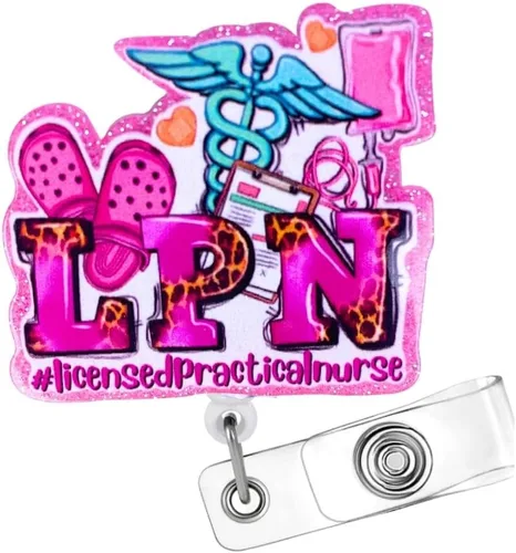 Miniatura 11 de Carrete de Insignia de Terapia Ocupacional OT Portainsignias Retráctil para Tarjeta de Identificación con Nombre OT, Clip de Tarjeta