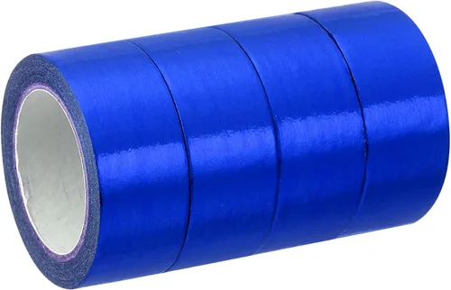 PATIKIL Cinta adhesiva metálica Washi de 0.591 in x 16.4 ft, 4 unidades de papel de arte para espejo, autoadhesivas, para bricolaje, manualidades,