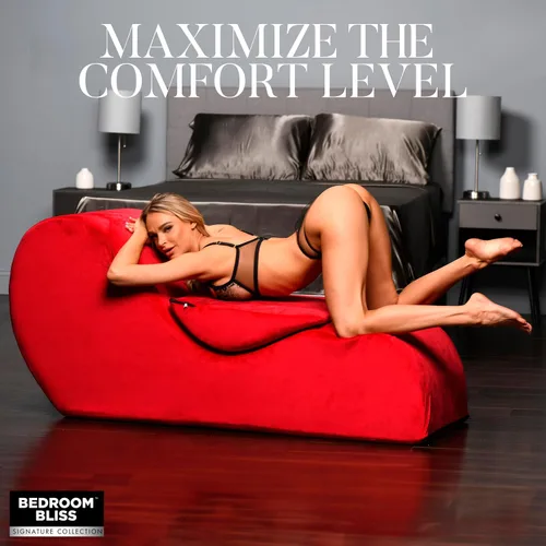 Miniatura 7 de Sofá Bedroom Bliss Love para principiantes, hombres, mujeres y parejas. Ideal para posicionamiento sexual y penetración profunda. Espuma de apoyo