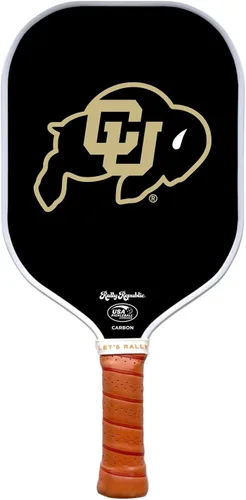 Miniatura 70 de Raqueta de pickleball colegial oficialmente licenciada - Raqueta aprobada por la Asociación de Pickleball de EE. UU. - Núcleo de nido de abeja Texas