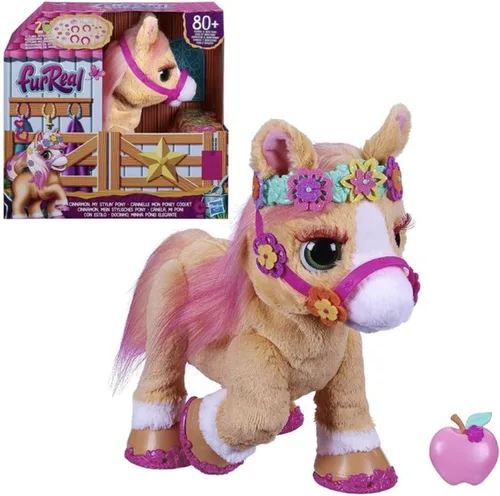 Miniatura 3 de FurReal Canela, juguete My Stylin' Pony, mascotas electrónicas de 14 pulgadas, más de 80 sonidos y reacciones, 26 accesorios, juguetes interactivos