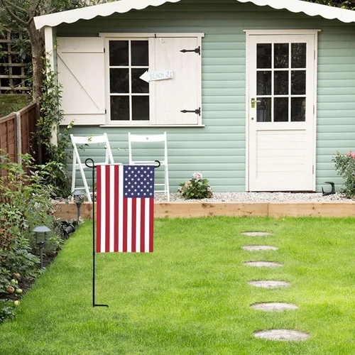 Miniatura 6 de Bonita bandera de jardín estadounidense de 12 x 18 pulgadas, banderas pequeñas de doble cara para decoración de interiores y exteriores