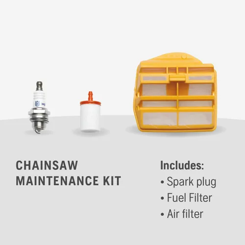 Miniatura 4 de Husqvarna 599333701 Kit de mantenimiento de motosierra 455R/460R, kit de afinación de piezas de motosierra fácil de instalar, incluye filtro