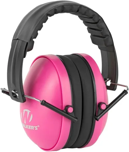 Miniatura 10 de WALKER'S Diadema acolchada plegable de perfil bajo para jóvenes y mujeres, orejeras de protección auditiva ajustable Kit combinado verde azulado