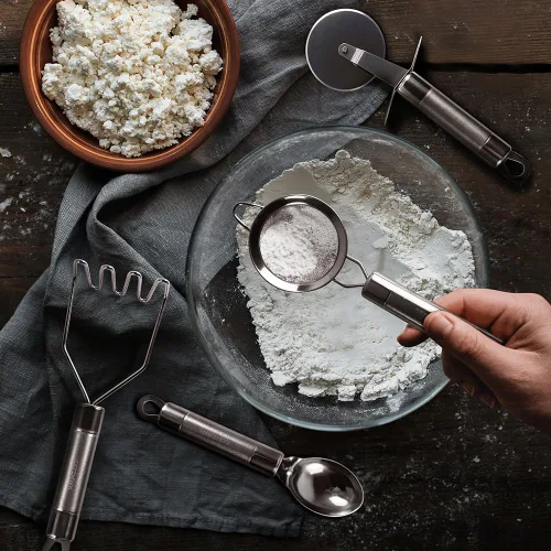 Miniatura 5 de Juego de utensilios de cocina - 35 piezas de utensilios de cocina con rallador, pinzas, espátula de cuchara y girador hechos de silicona resistente