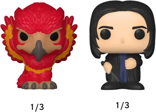 Miniatura 10 de Funko Bitty POP! HP - Voldemort, paquete de 4 - Lord Voldemort, Draco Malfoy (quidditch), Bellatrix Lestrange y una mini figura sorpresa misteriosa