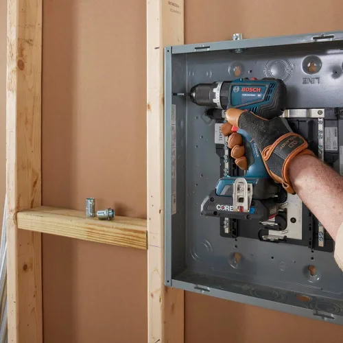 Miniatura 9 de Bosch GSB18V-800CB24 1/2 pulg. Kit de taladro percutor/taladro sin escobillas listo para conectar con (1) batería CORE18V® de 4 Ah de potencia
