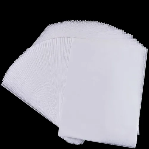 50 piezas de recambio de prensa de flores A5, recambio de papel secante reutilizable para prensa de flores, papel de forro de papel de flores en