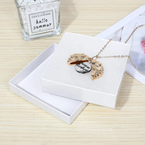 Miniatura 5 de cajas de regalo de joyería, paquete de 20 cajas de regalo pequeñas con tapas para collar, anillo, pulsera, aretes, caja de exhibición, caja