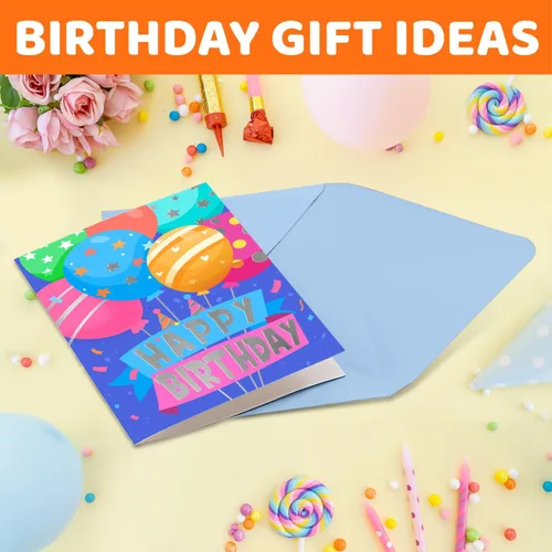 Miniatura 3 de HAPPYPOP Birthday Gifts Ideas - Socks for 6-10 Year Old, Birthday Gift with Greeting Card