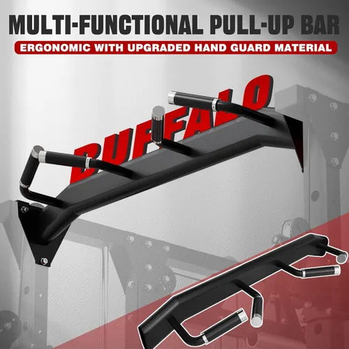 Miniatura 3 de RitFit Máquina Buffalo Smith, jaula eléctrica con sistema LAT-Pull Down y sistema de cruce de cables, estante de sentadillas todo en uno