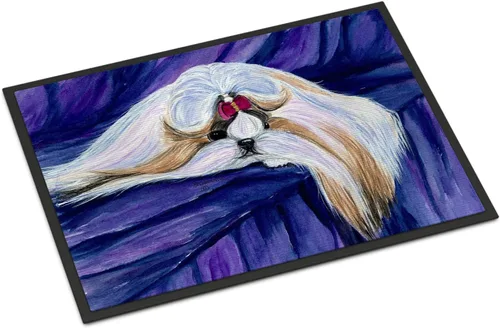 Miniatura 192 de Caroline's Treasures SS8220MAT - Felpudo afgano de 18 x 27 pulgadas, para interiores y exteriores, para entrada, antideslizante, lavable, de pelo