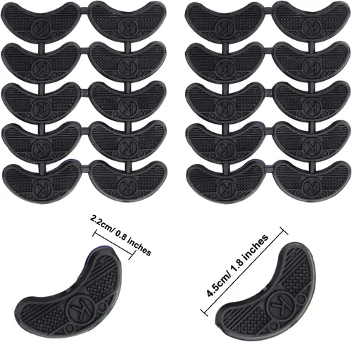 Miniatura 2 de 24 pares de placas de talón de reparación de zapatos, puntas de talón de zapatos, suela con 3 tamaños de almohadilla de reparación de talón