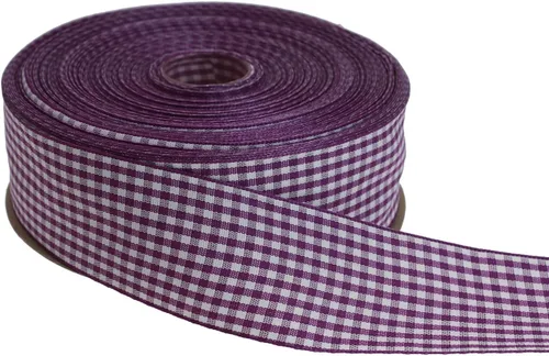 Miniatura 84 de Cinta a cuadros de 50 yardas cada rollo 100% poliéster con borde tejido (1/1-2 pulgadas x 50 yardas, negro)