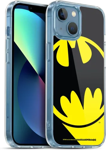 Miniatura 290 de Head Case Designs Funda de gel con licencia oficial de Batman DC Comics Bat Signal Logos [protección de grado militar] compatible con Apple iPhone 7
