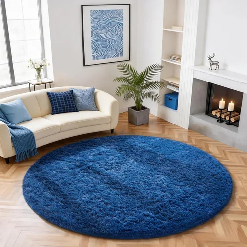 Miniatura 184 de Ophanie Alfombra Verde de Césped, Alfombras de Área para Dormitorio, Alfombra Shag Esponjosa de 4x6 pies, Suave Peluda Afelpada Linda para Niños 7