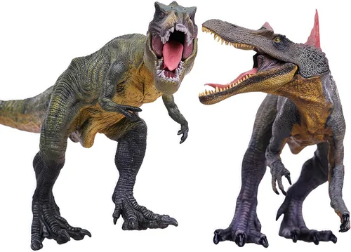 Gemini&Genius Dinosaur Toys - Figuras de acción del mundo de dinosaurios Tyrannosaurus Rex y Spinosaurus, gran regalo de cumpleaños, colección,